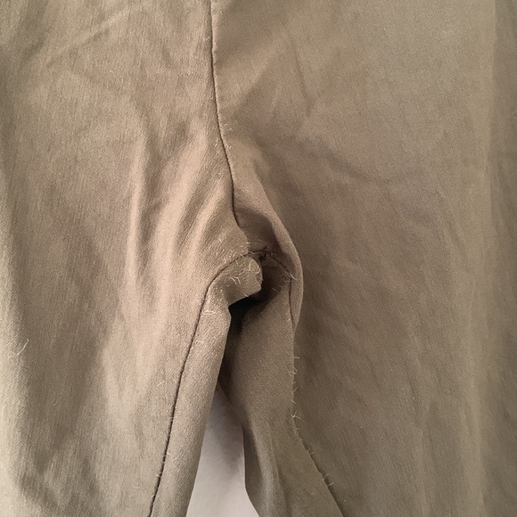 Who What Wear Olive Skinny Crop Stretch Pants - Picture 4 of 11